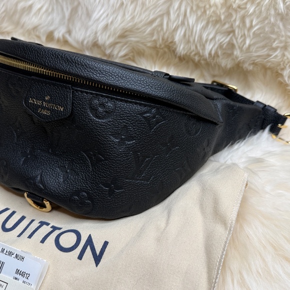 NEW Discontinued Louis Vuitton Bumbag / Waist Bag Monogram Empreinte Noir Black - Picture 4 of 13